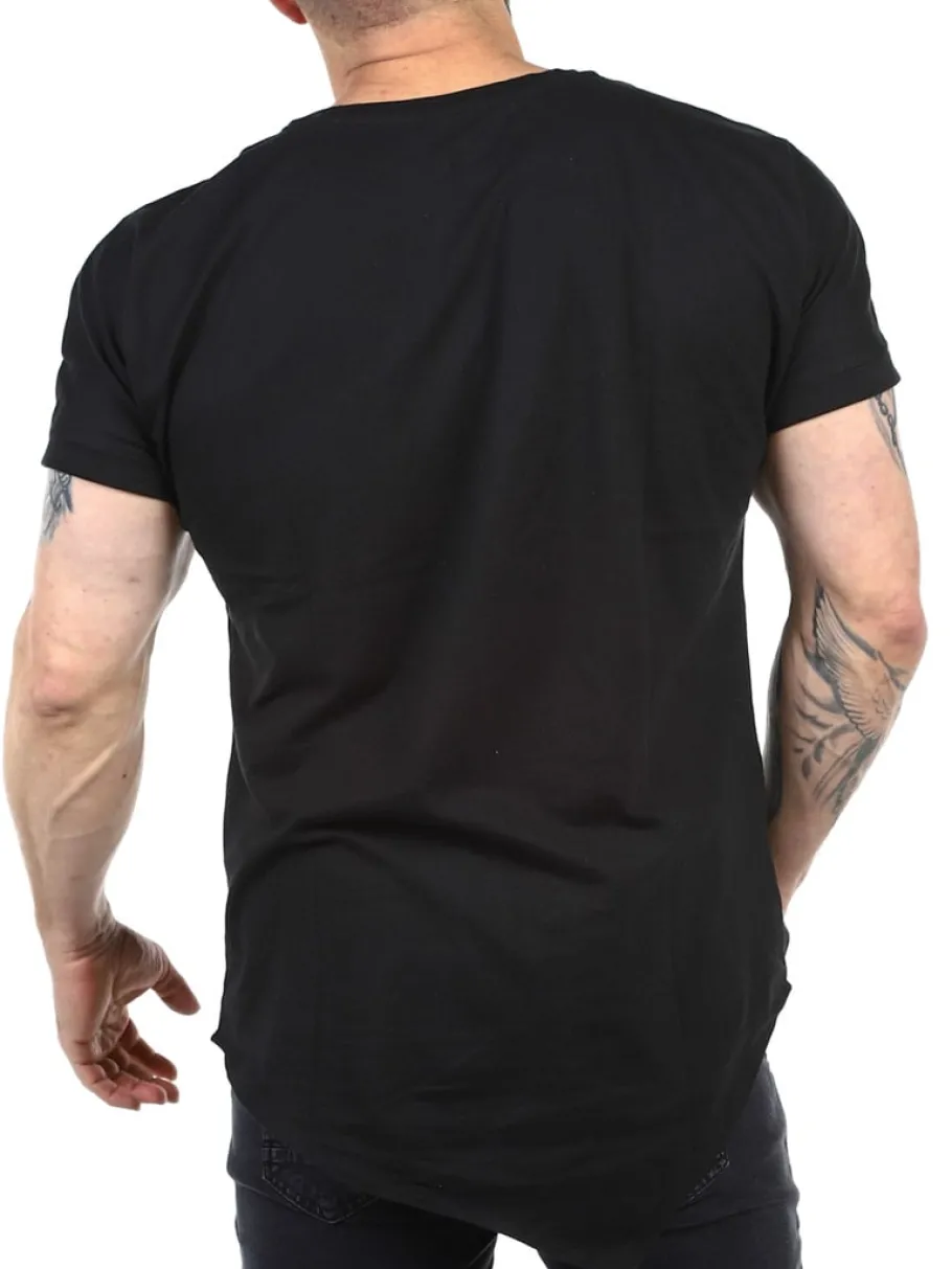 urban_asymmetric_tshirt___5.webp Urban Asymmetric T-shirt - Sort^Urban Classics Fashion
