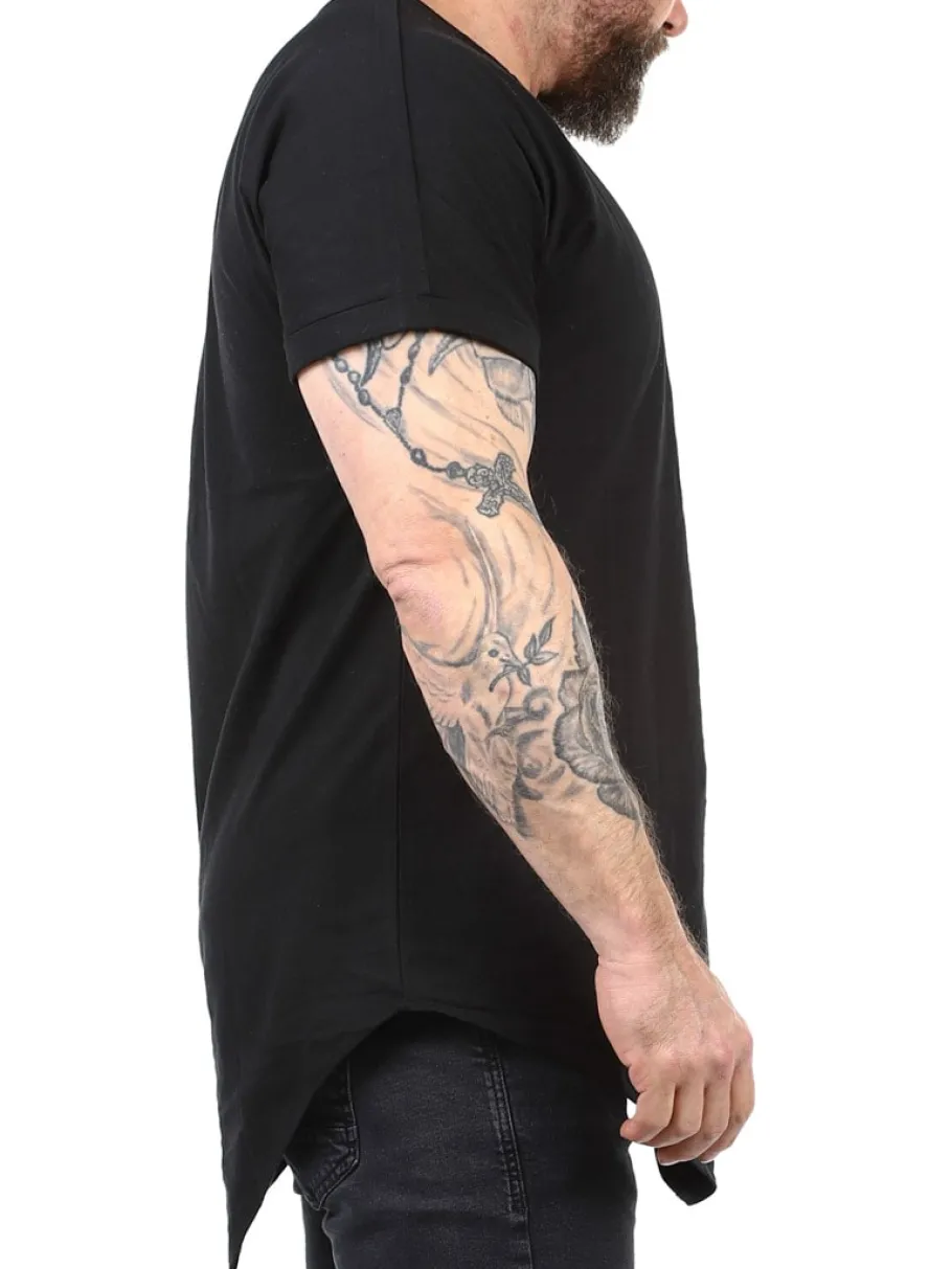 urban_asymmetric_tshirt___6.webp Urban Asymmetric T-shirt - Sort^Urban Classics Fashion