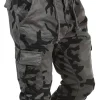 Urban Camo Cargo Bukser - Grå/Camo^Urban Classics Outlet
