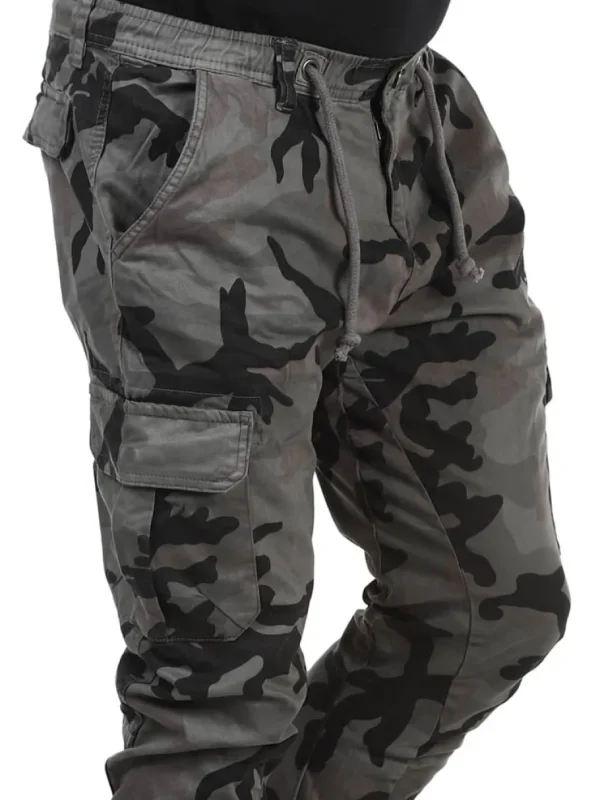Urban Camo Cargo Bukser - Grå/Camo^Urban Classics Outlet