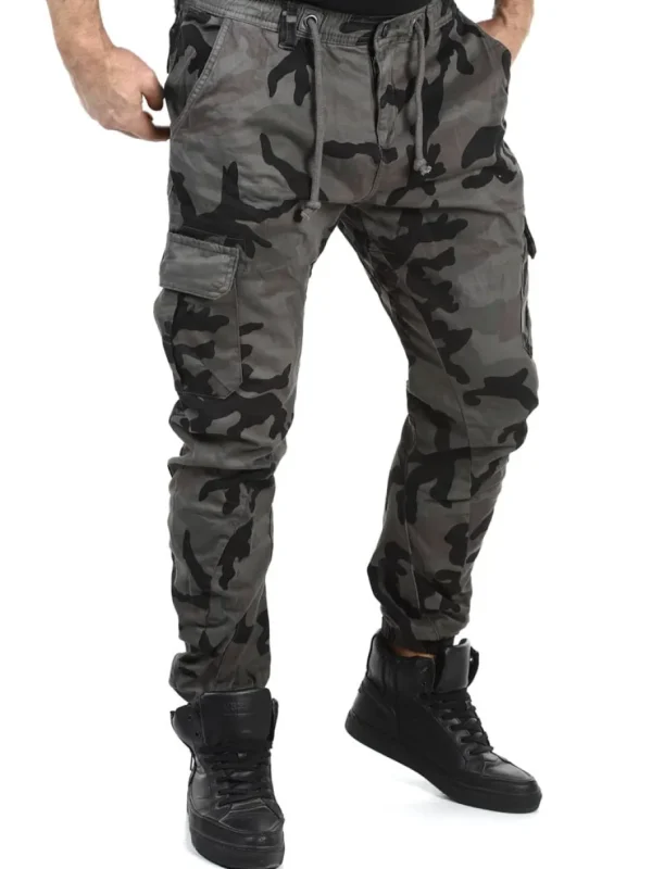 Urban Camo Cargo Bukser - Grå/Camo^Urban Classics Outlet