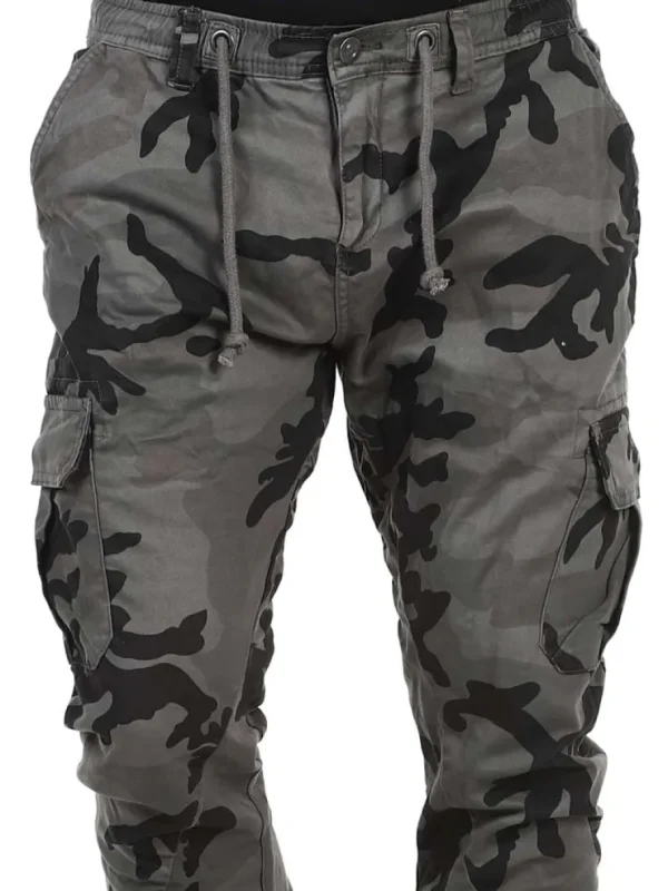 Urban Camo Cargo Bukser - Grå/Camo^Urban Classics Outlet