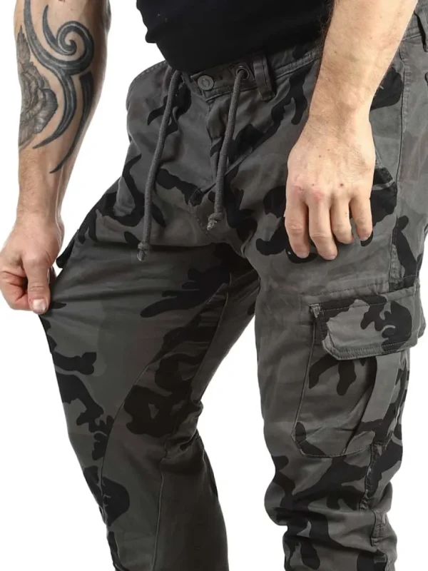 Urban Camo Cargo Bukser - Grå/Camo^Urban Classics Outlet
