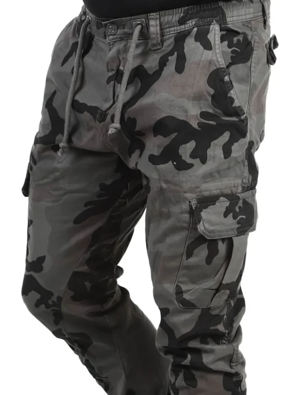 Urban Camo Cargo Bukser - Grå/Camo^Urban Classics Outlet