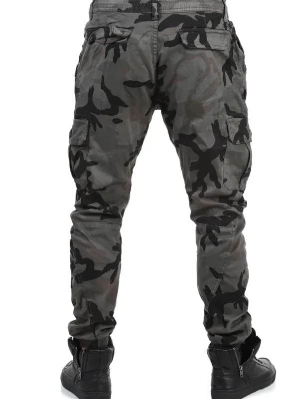 Urban Camo Cargo Bukser - Grå/Camo^Urban Classics Outlet