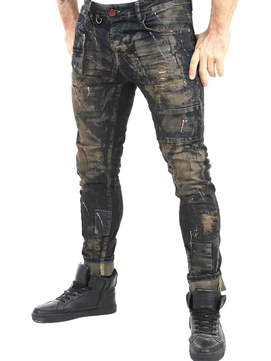 valerix_kingz_jeans__blgr_4.webp Valerix Jeans - Blå/Grøn^Kingz Sale