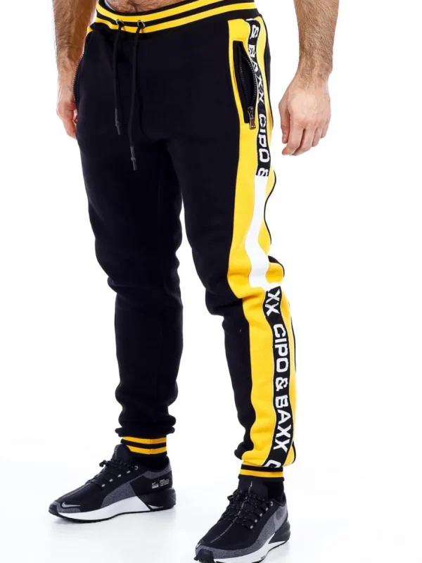 Venice Sweatpants - Sort/Gul^Cipo & Baxx Online