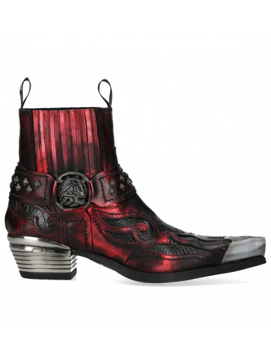 west_new_rock_boots__rd_0.webp West Boots - Rød^New Rock Sale