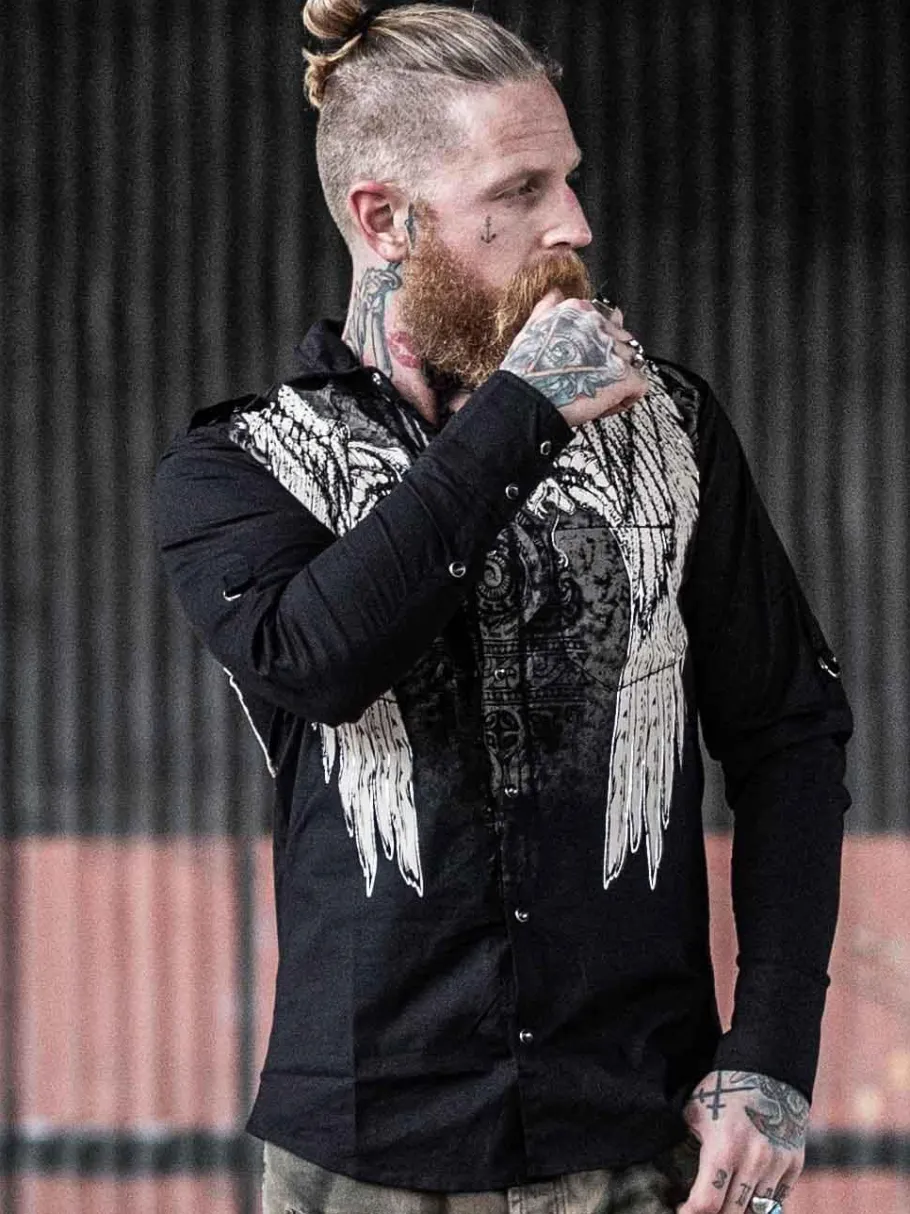 wincy_kingz_skjorte__sort_0.webp Wincy Skjorte - Sort^Kingz Discount