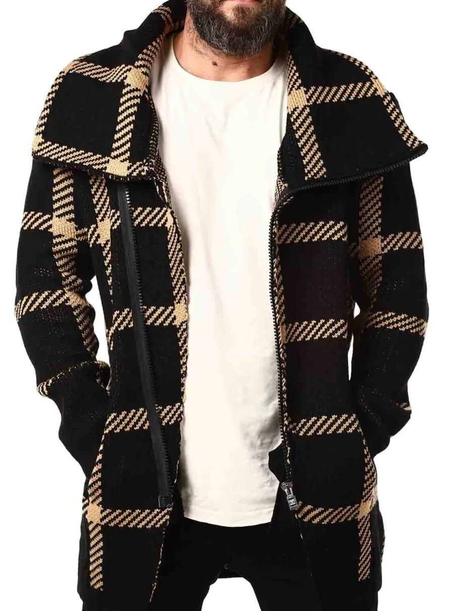 wolmer_cipo__baxx_cardiga_0.webp Wolmer Cardigan - Sort/Brun^Cipo & Baxx New