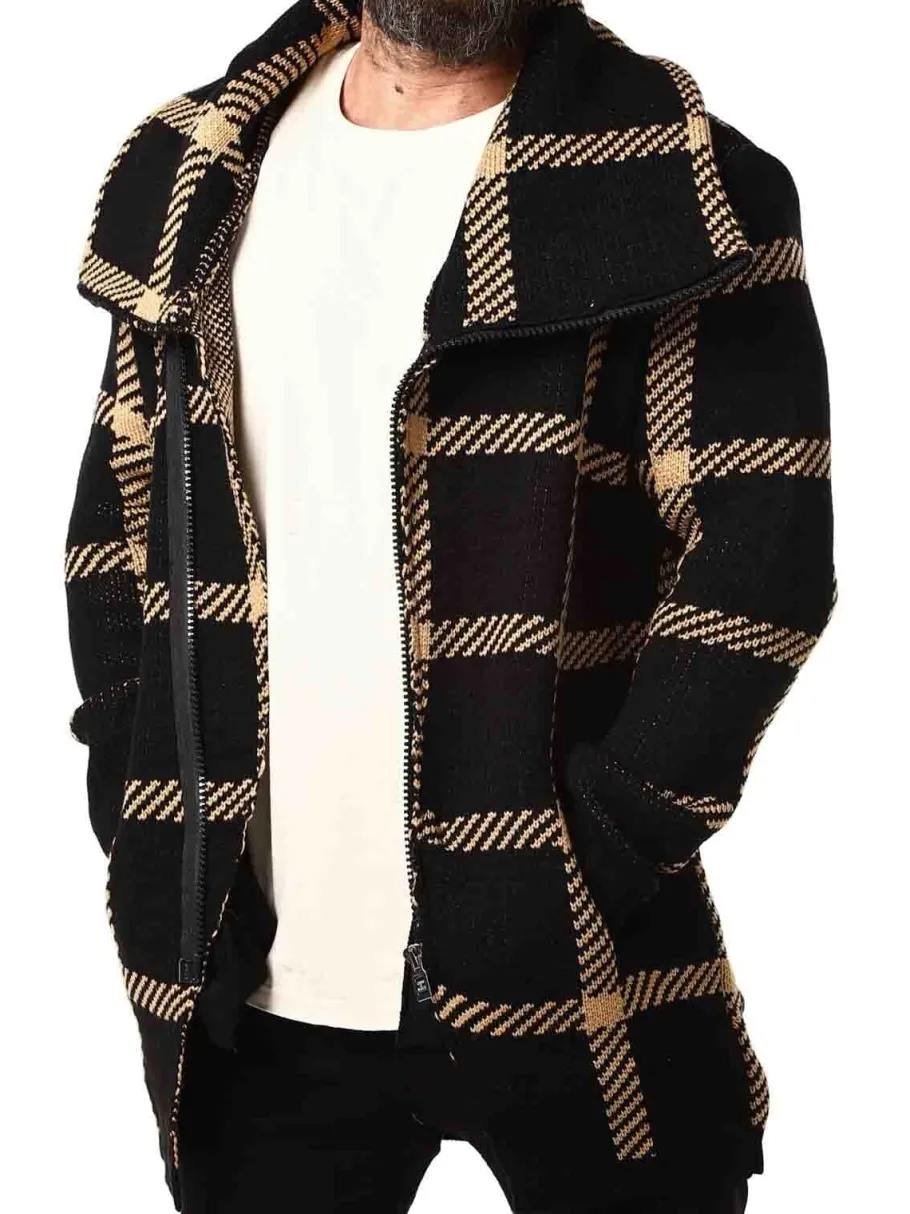 wolmer_cipo__baxx_cardiga_1.webp Wolmer Cardigan - Sort/Brun^Cipo & Baxx New