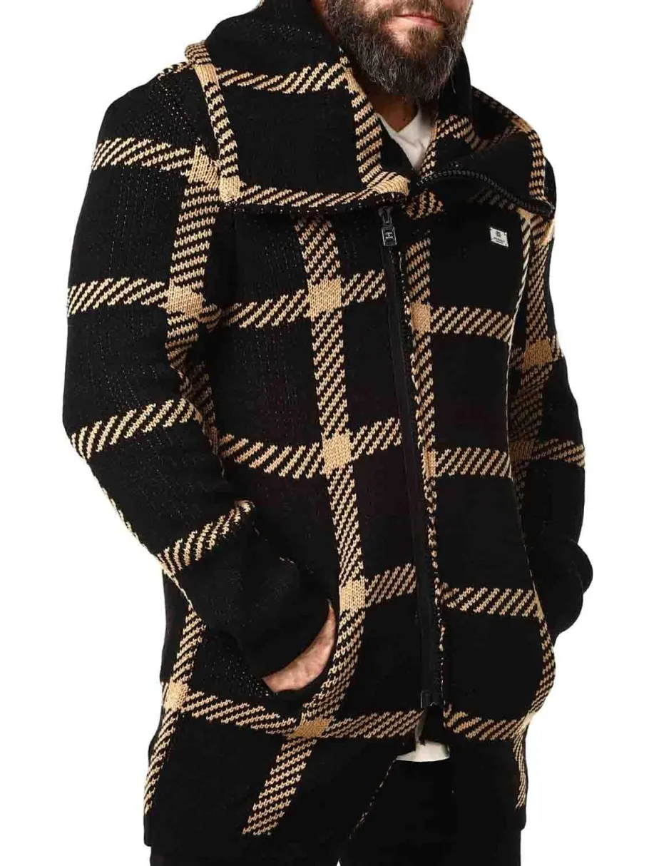 wolmer_cipo__baxx_cardiga_3.webp Wolmer Cardigan - Sort/Brun^Cipo & Baxx New