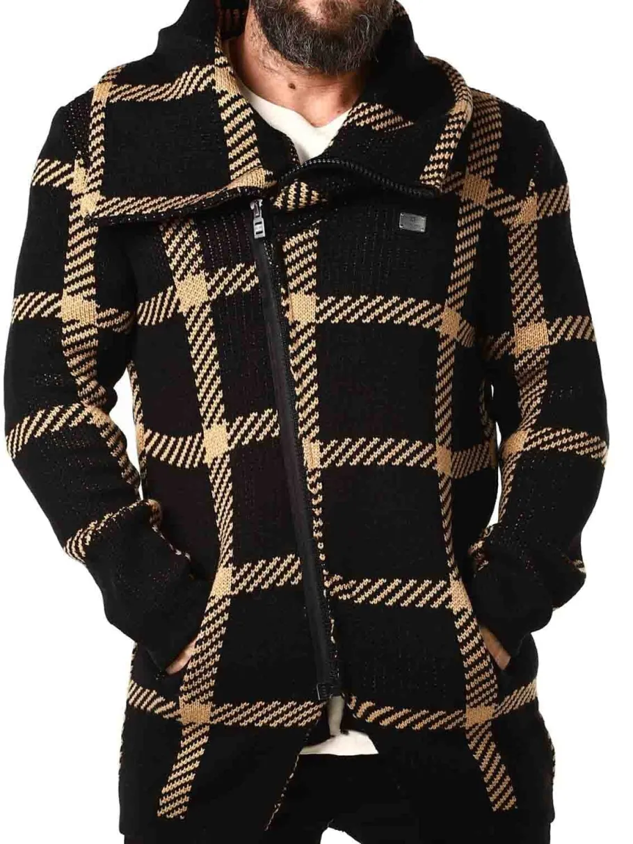 wolmer_cipo__baxx_cardiga_4.webp Wolmer Cardigan - Sort/Brun^Cipo & Baxx New