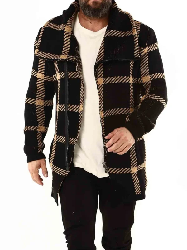 Wolmer Cardigan - Sort/Brun^Cipo & Baxx New