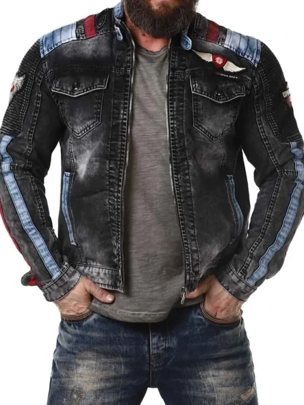 Wrentley Cipo & Baxx Jeansjakke - Sort^Rockdenim Hot