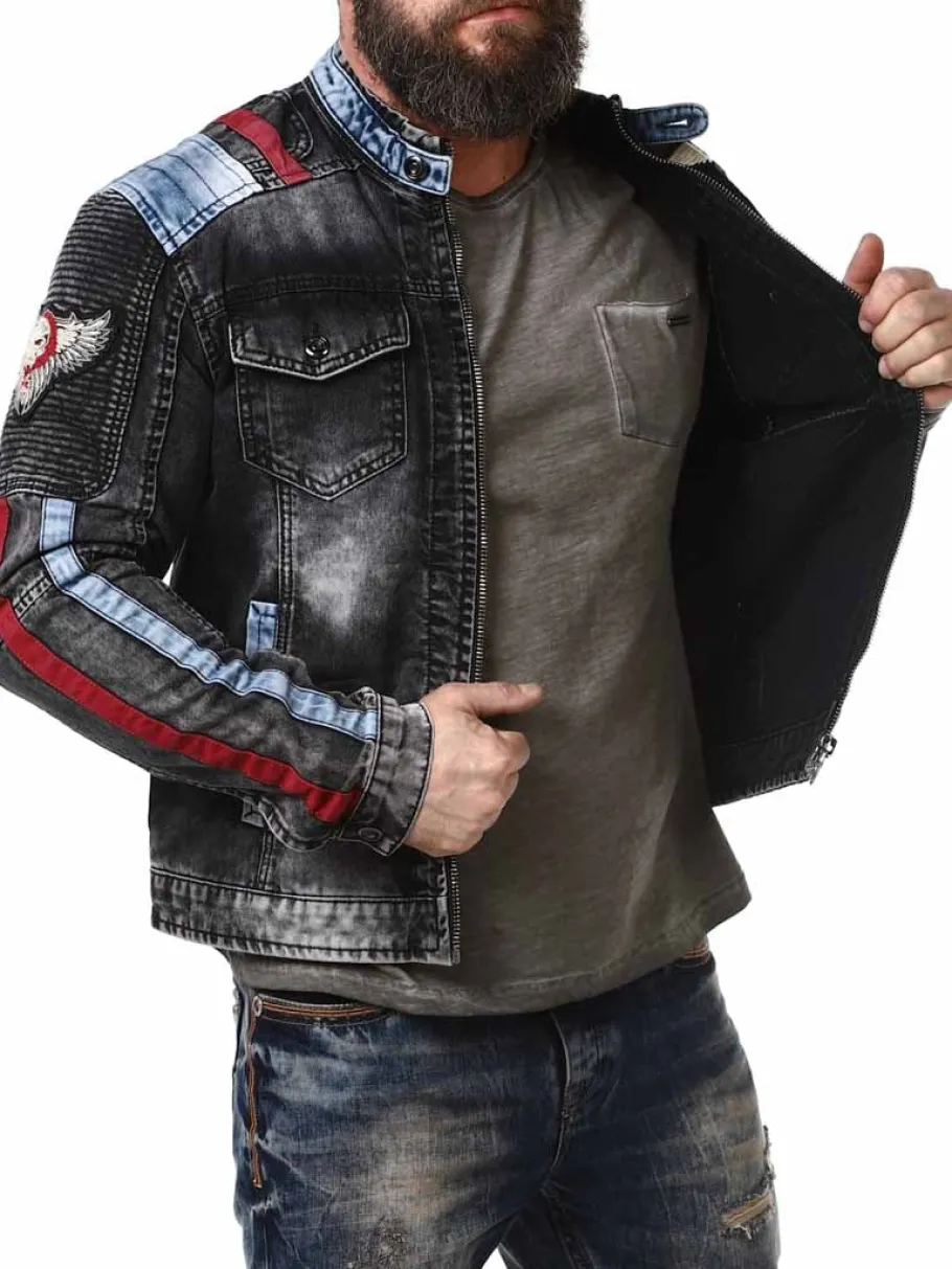 wrentley_cipo__baxx_jeans_2.webp Wrentley Cipo & Baxx Jeansjakke - Sort^Rockdenim Hot