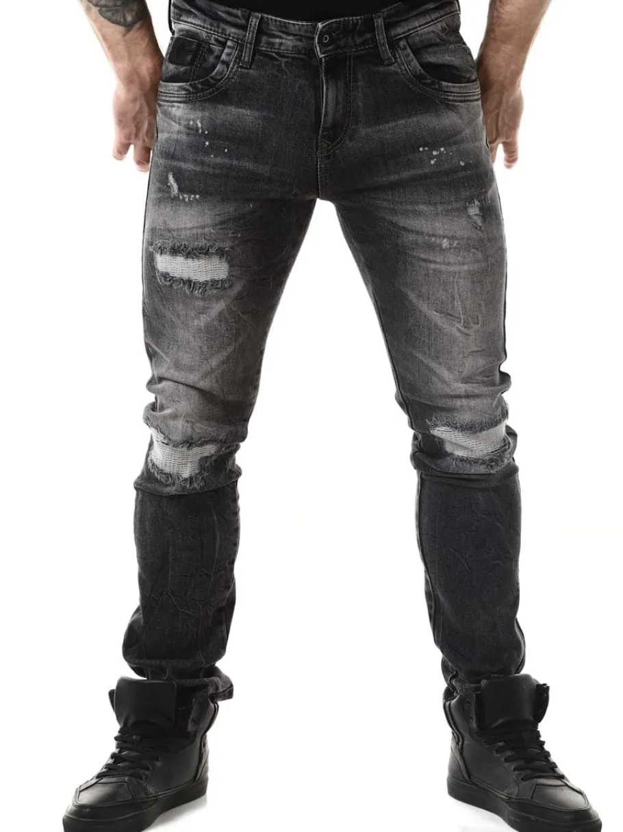 yamato_rusty_neal_jeans___0.webp Yamato Jeans - Mørkegrå^Rusty Neal Hot