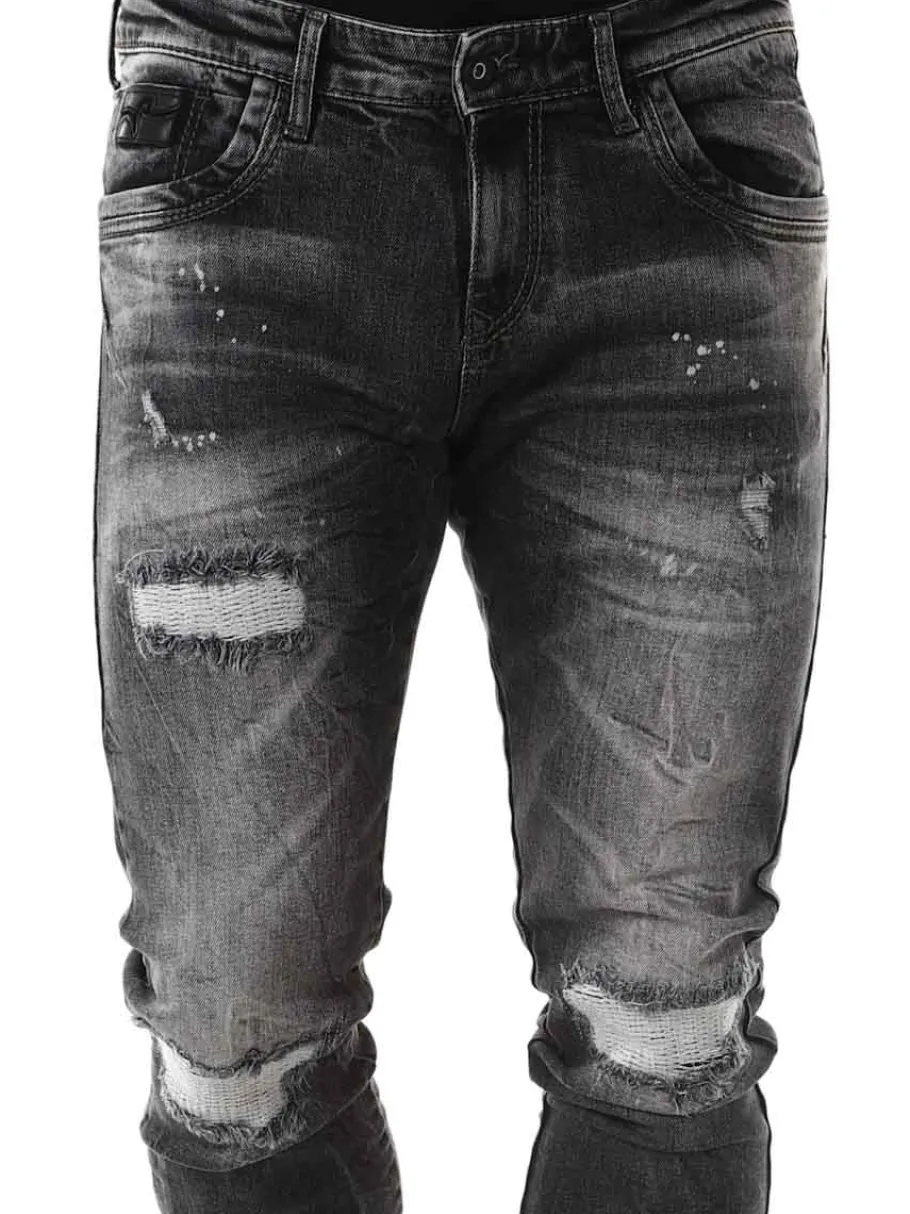 yamato_rusty_neal_jeans___5.webp Yamato Jeans - Mørkegrå^Rusty Neal Hot