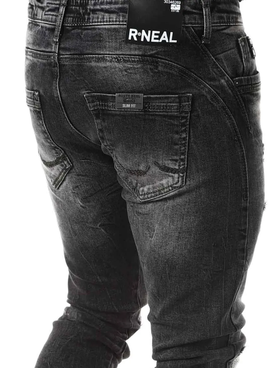 yamato_rusty_neal_jeans___6.webp Yamato Jeans - Mørkegrå^Rusty Neal Hot