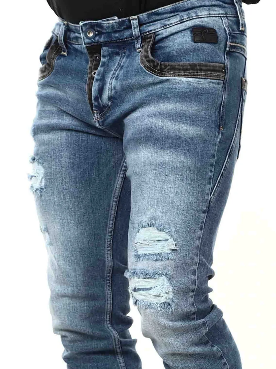 yokote_rusty_neal_jeans___0.webp Yokote Jeans - Mørkeblå^Rusty Neal Discount