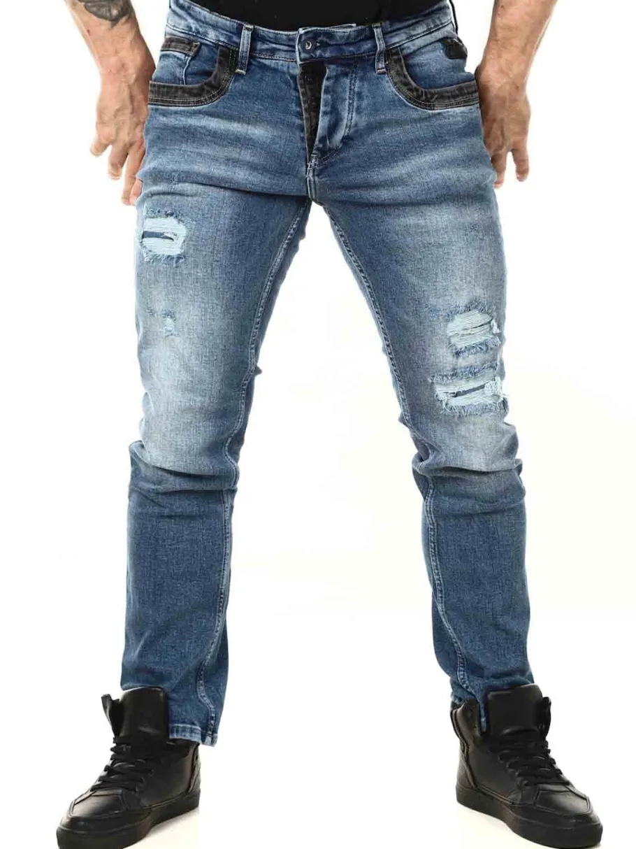 yokote_rusty_neal_jeans___1.webp Yokote Jeans - Mørkeblå^Rusty Neal Discount
