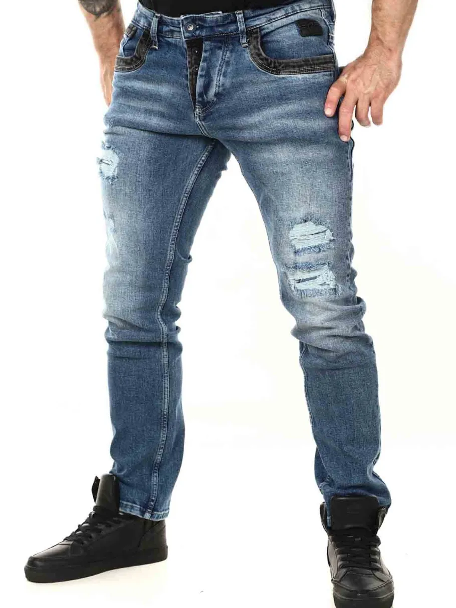 yokote_rusty_neal_jeans___4.webp Yokote Jeans - Mørkeblå^Rusty Neal Discount