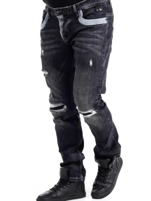 Yokote Jeans - Sort^Rusty Neal Fashion