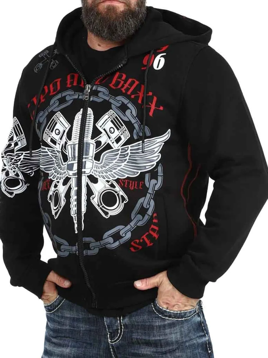 zeloius_cipo__baxx_hoodie_1.webp Zeloius Hoodie - Sort^Cipo & Baxx Clearance