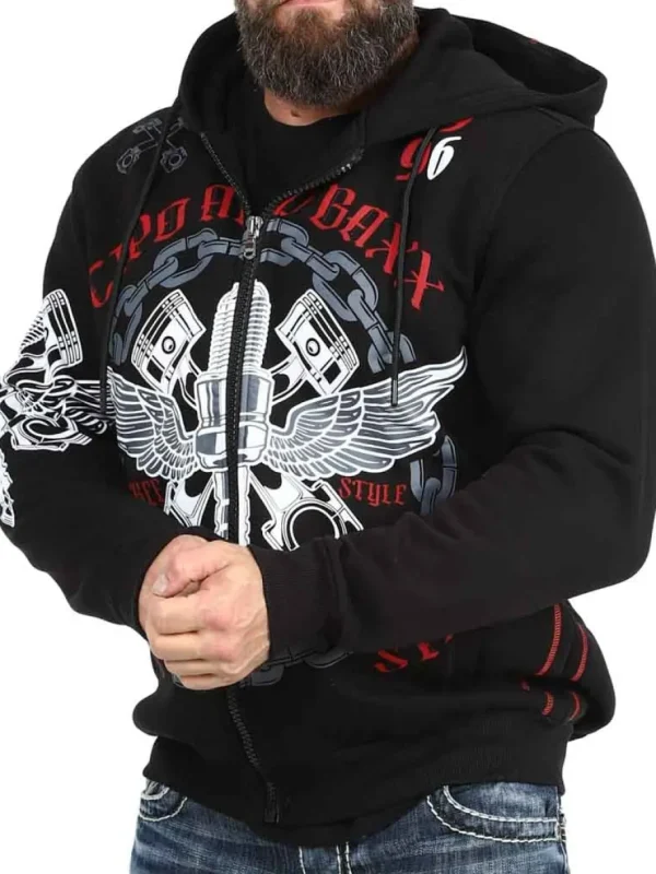 Zeloius Hoodie - Sort^Cipo & Baxx Clearance